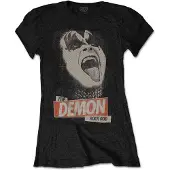 Ginza.se KISS: Ladies T-Shirt/The Demon Rock (Black) (X-Large)
