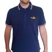 Ginza.se The Beatles: Unisex Polo Shirt/Yellow Submarine (Navy Blue) (Medium)