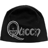 Ginza.se Queen: Unisex Beanie Hat/Logo JD Print (Black)