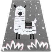 Rugsx Matta PETIT LAMA grå 240x330 cm