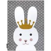 Rugsx Matta PETIT BUNNY Hare grå 120x170 cm