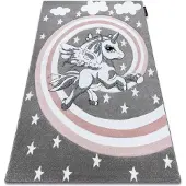 Rugsx Matta PETIT PONY grå 200x290 cm