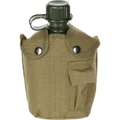 MFH - Max Fuchs MFH US Fältflaska med Nylonöverdrag 1L (Färg: Coyote Tan)