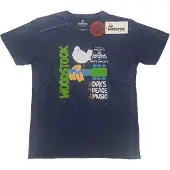 Ginza.se Woodstock: Unisex T-Shirt/Poster (Navy Blue) (Wash Collection) (Small)