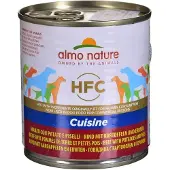 Almo Nature HFC Natural nötkött med potatis och ärtor våtfoder hund (290 g)