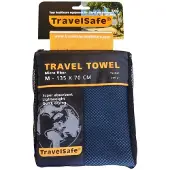 Travelsafe Reshandduk Mikrofiber M, blå