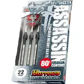 Harrows dartpilar ASSASSIN 80% steeltip 23 gR