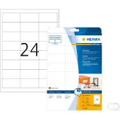 Herma Etiketter Inkjet A4 | 66 x 33,8mm | 4820 | vit | 600st