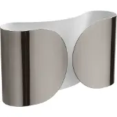Flos Vägglampa , FOGLIO, dimbara, Svart, Vardagsrum, Metall, Design