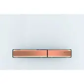 Geberit Sigma50 serviceplatta - 246x164x14mm röd guld/vit