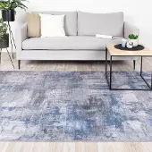 FRAAI Modern matta | Strong blå hos Volero | 300x400 cm | Bomull | Abstrakt | Rektangulär | Plattvävd