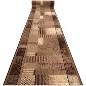 Rugsx Gångmatta halkskydd ESSENZA gummi beige 80 cm 80x280 cm