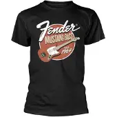 Ginza.se Fender: Unisex T-Shirt/Mustang Bass (Black) (X-Large)