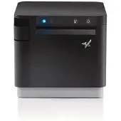 Star Micronics Star mC-Print3 MCP30 BK E+U - Kvittoskrivare - direkt termisk - Rulle (8 cm) - 203 dpi - upp till 250 mm/sek - USB, LAN - kniv - svart