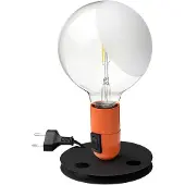 Flos Bordslampa , Lampadina, Orange, Vardagsrum, Metall, Design