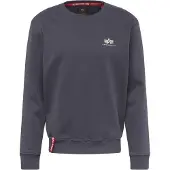 Alpha industries Sweatshirt mörkgrå / naturvit