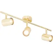 QAZQA Modern taklampa mässing 3-ljus justerbar - Jeana
