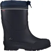 Viking Gummistövlar - Jolly Warm - Marinblå/Grey - - 32 - Gummistövlar