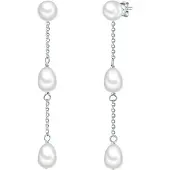 Valero Pearls Örhängen silver / pärlvit