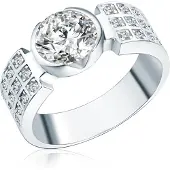 Rafaela Donata Ring silver / transparent