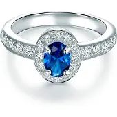 Trilani Ring blå / silver