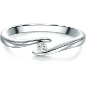 Trilani Ring silver / transparent