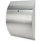 Burg wachter 38670 RIVIERA 3835 NI brevlåda silver rostfritt stål med lås