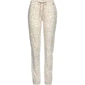 LASCANA Pyjamasbyxa ljusbrun / vit
