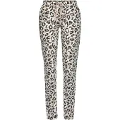 LASCANA Pyjamasbyxa pastellorange / svart / vit