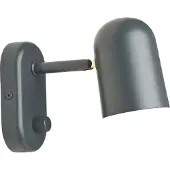 Northern Vägglampa , Buddy wall, dimbara, Svart, Vardagsrum, Metall, Skandinavisk