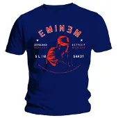 Ginza.se Eminem: Unisex T-Shirt/Detroit Portrait (Navy Blue) (X-Large)