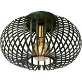 Lucide Taklampa Manuela, dimbar, Grön, Vardagsrum / matsal, Metall, Vintage, Taklampa