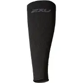 2XU X Compression Calf Sleeves - Black/Black: Large (43-45 cm)