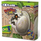 SES Creative Hatching dino, Egg, Biologi, 4 År, Multifärg