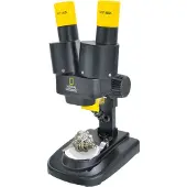 National Geographic 9119000, Optiskt mikroskop, Svart, Gul, 20x, LED, CE, Batteri