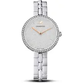 Swarovski Uptown Cosmopolitan Series Klocka Kvartsverk Silverurtavla Damklockor Vitguldpläterad 5517807 Silver Dial