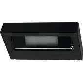 Heitronic LED utomhus vägglampa Cordoba, Svart, Aluminium / grå / zink, Modern, LED-vägglampa utomhus