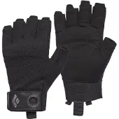 Black Diamond - Klättertillbehör - Crag Half-Finger Gloves Black för Unisex - Storlek M - Svart