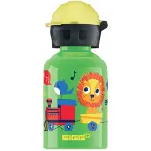 SIGG - Kids Water Bottle - Jungle Train - Lcksker - Ltt - BPA Free - Aluminium - 10 Oz