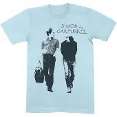 Ginza.se Simon & Garfunkel: Unisex T-Shirt/Walking (Light Blue) (X-Large)