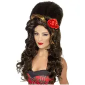 Vegaoo Amy Winehouse Peruk - One size