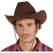 Generique Cowboyhatt Rodeo Brun - One size