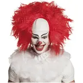 Boland Clownperuk Röd med Vit Flint - One size