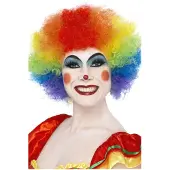 Smiffys Clownperuk Regnbågsfärgad - One size
