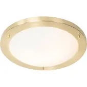 QAZQA Modern taklampa guld 41 cm IP44 - Yuma