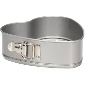 Patisse hjärtform 20 cm stål silver