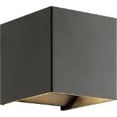 Dyberg Larsen Vägglampa utomhus Venus, Svart, Metall, Modern, Utomhusvägglampa