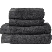 Zone set med 4 handdukar Classic antracit 331879