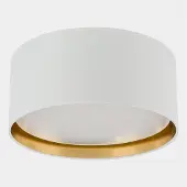 TK Lighting Taklampa Bilbao , dimbar, Vitt / opal, Sovrum, Textil / tyger / siden, Modern, Taklampa
