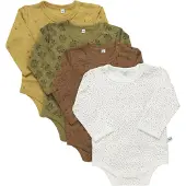 Pippi Baby Långärmad body 4-paket Tinsel
